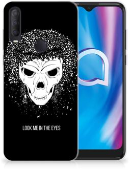 B2Ctelecom TPU Bumper Alcatel 1S (2020) Smartphone hoesje Skull Hair