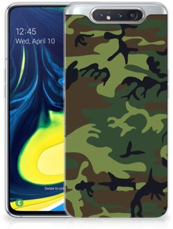 B2Ctelecom TPU bumper case Back Cover Samsung A80 Army Dark