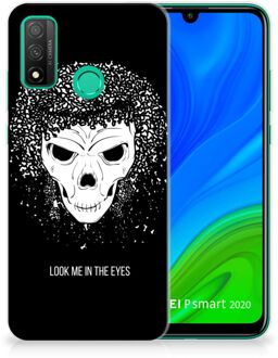 B2Ctelecom TPU Bumper Huawei P Smart 2020 Smartphone hoesje Skull Hair