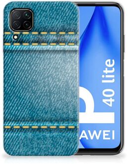 B2Ctelecom TPU Bumper Huawei P40 Lite Smartphone hoesje Jeans