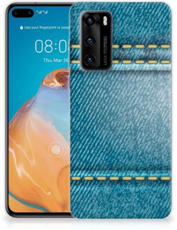 B2Ctelecom TPU Bumper Huawei P40 Smartphone hoesje Jeans