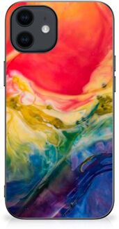 B2Ctelecom TPU Bumper iPhone 12 Pro | 12 (6.1") GSM Hoesje met Zwarte rand Watercolor Dark