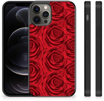 B2Ctelecom TPU Bumper iPhone 12 Pro Max GSM Hoesje met Zwarte rand Red Roses