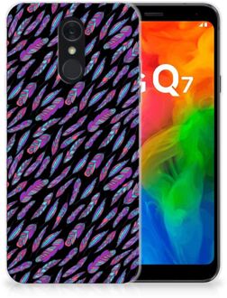 B2Ctelecom TPU bumper LG Q7 Feathers Color