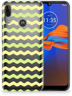 B2Ctelecom TPU bumper Motorola Moto E6 Plus Waves Geel