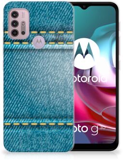 B2Ctelecom TPU Bumper Motorola Moto G30 | G10 Smartphone hoesje Jeans