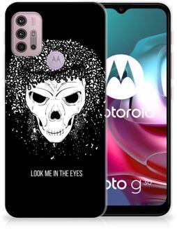 B2Ctelecom TPU Bumper Motorola Moto G30 | G10 Smartphone hoesje Skull Hair