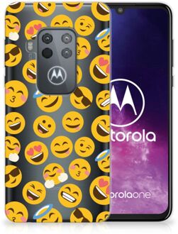 B2Ctelecom TPU bumper Motorola One Zoom Emoji