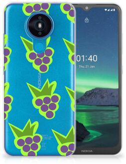 B2Ctelecom TPU Bumper Nokia 1.4 Smartphone Hoesje Doorzichtig Druiven