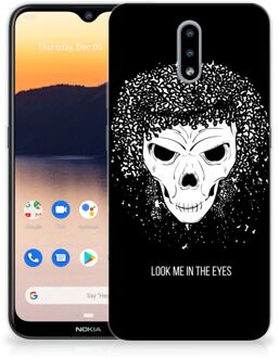 B2Ctelecom TPU Bumper Nokia 2.3 Smartphone hoesje Skull Hair