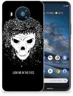 B2Ctelecom TPU Bumper Nokia 8.3 Smartphone hoesje Skull Hair