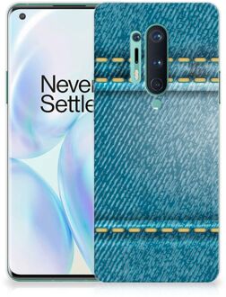 B2Ctelecom TPU Bumper OnePlus 8 Pro Smartphone hoesje Jeans