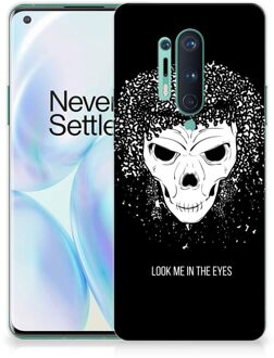 B2Ctelecom TPU Bumper OnePlus 8 Pro Smartphone hoesje Skull Hair