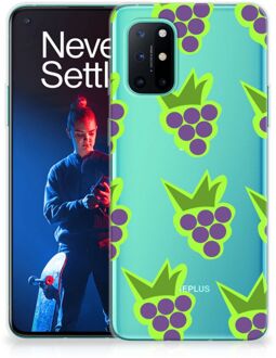 B2Ctelecom TPU Bumper OnePlus 8T Smartphone Hoesje Doorzichtig Druiven