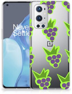 B2Ctelecom TPU Bumper OnePlus 9 Pro Smartphone Hoesje Doorzichtig Druiven