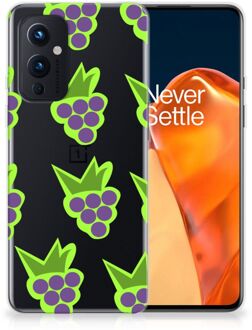 B2Ctelecom TPU Bumper OnePlus 9 Smartphone Hoesje Doorzichtig Druiven