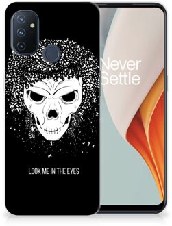 B2Ctelecom TPU Bumper OnePlus Nord N100 Smartphone hoesje Skull Hair