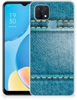 B2Ctelecom TPU Bumper OPPO A15 Smartphone hoesje Jeans