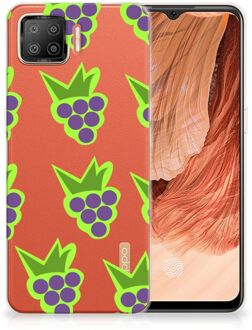 B2Ctelecom TPU Bumper OPPO A73 4G Smartphone Hoesje Doorzichtig Druiven