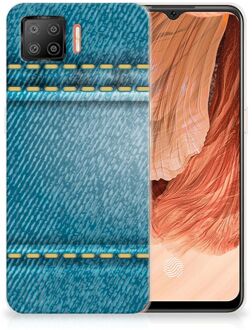 B2Ctelecom TPU Bumper OPPO A73 4G Smartphone hoesje Jeans