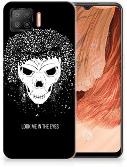 B2Ctelecom TPU Bumper OPPO A73 4G Smartphone hoesje Skull Hair