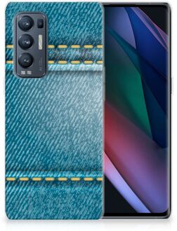 B2Ctelecom TPU Bumper OPPO Find X3 Neo Smartphone hoesje Jeans