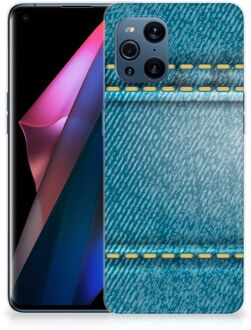 B2Ctelecom TPU Bumper OPPO Find X3 | X3 Pro Smartphone hoesje Jeans