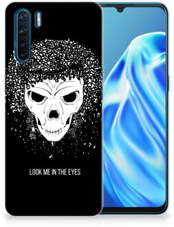 B2Ctelecom TPU Bumper OPPP A91 Smartphone hoesje Skull Hair