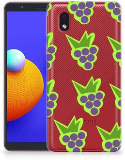 B2Ctelecom TPU Bumper Samsung Galaxy A01 Core Smartphone Hoesje Doorzichtig Druiven