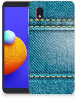 B2Ctelecom TPU Bumper Samsung Galaxy A01 Core Smartphone hoesje Jeans