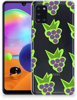 B2Ctelecom TPU Bumper Samsung Galaxy A31 Smartphone Hoesje Doorzichtig Druiven