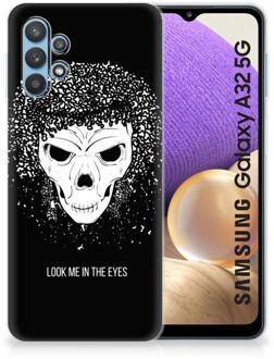 B2Ctelecom TPU Bumper Samsung Galaxy A32 5G Smartphone hoesje Skull Hair