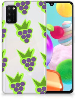 B2Ctelecom TPU Bumper Samsung Galaxy A41 Smartphone Hoesje Doorzichtig Druiven