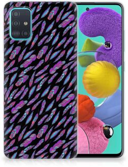 B2Ctelecom TPU bumper Samsung Galaxy A51 Feathers Color