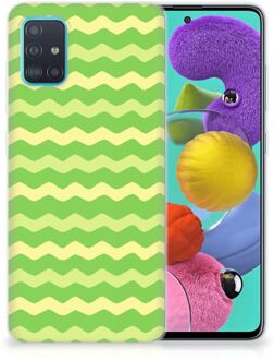 B2Ctelecom TPU bumper Samsung Galaxy A51 Waves Green