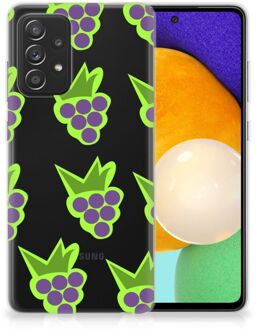 B2Ctelecom TPU Bumper Samsung Galaxy A52 (5G/4G) Smartphone Hoesje Doorzichtig Druiven