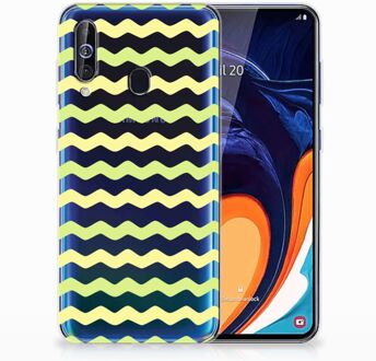 B2Ctelecom TPU bumper Samsung Galaxy A60 Waves Geel