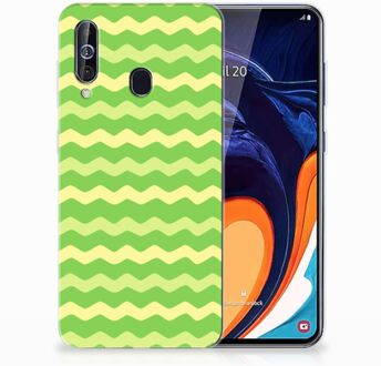 B2Ctelecom TPU bumper Samsung Galaxy A60 Waves Green