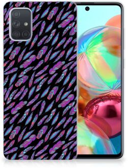 B2Ctelecom TPU bumper Samsung Galaxy A71 Feathers Color