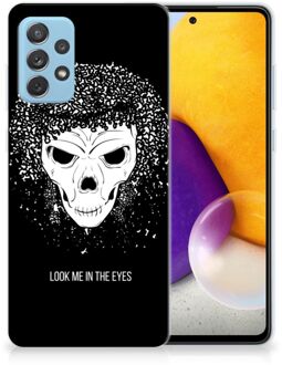 B2Ctelecom TPU Bumper Samsung Galaxy A72 Smartphone hoesje Skull Hair