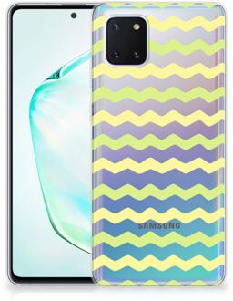 B2Ctelecom TPU bumper Samsung Galaxy Note 10 Lite Waves Geel