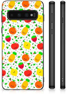 B2Ctelecom TPU Bumper Samsung Galaxy S10 GSM Hoesje met Zwarte rand Fruits