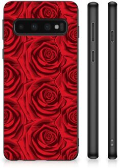 B2Ctelecom TPU Bumper Samsung Galaxy S10 GSM Hoesje met Zwarte rand Red Roses