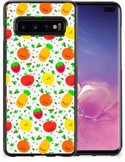 B2Ctelecom TPU Bumper Samsung Galaxy S10+ GSM Hoesje met Zwarte rand Fruits