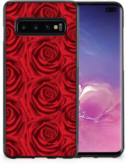 B2Ctelecom TPU Bumper Samsung Galaxy S10+ GSM Hoesje met Zwarte rand Red Roses