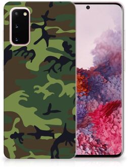 B2Ctelecom TPU bumper Samsung Galaxy S20 Army Dark