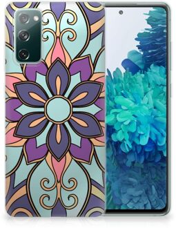 B2Ctelecom TPU Bumper Samsung Galaxy S20 FE Smartphone hoesje Paarse Bloem