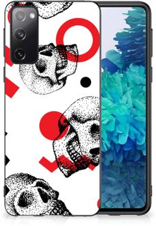 B2Ctelecom TPU Bumper Samsung Galaxy S20 GSM Hoesje met Zwarte rand Skull Red