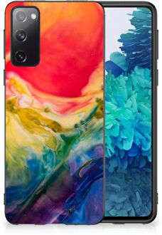 B2Ctelecom TPU Bumper Samsung Galaxy S20 GSM Hoesje met Zwarte rand Watercolor Dark