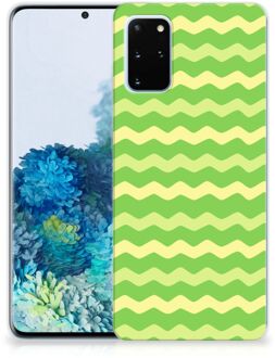 B2Ctelecom TPU bumper Samsung Galaxy S20 Plus Waves Green